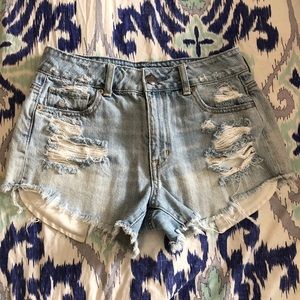 High Waisted Jean Shorts